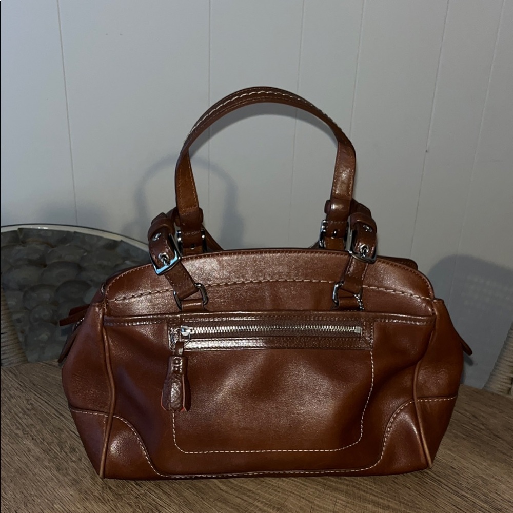 Coach Brown Leather Satchel